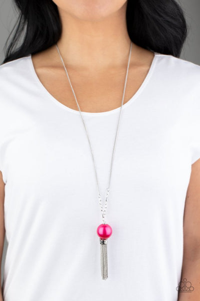 Paparazzi Belle of the BALLROOM Pink Necklace