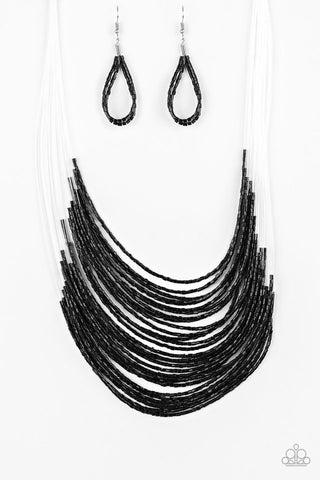 Paparazzi Catwalk Queen Black Necklace