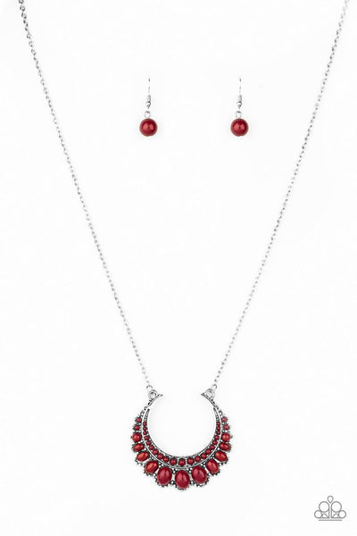 Paparazzi Count to ZEN Red Necklace