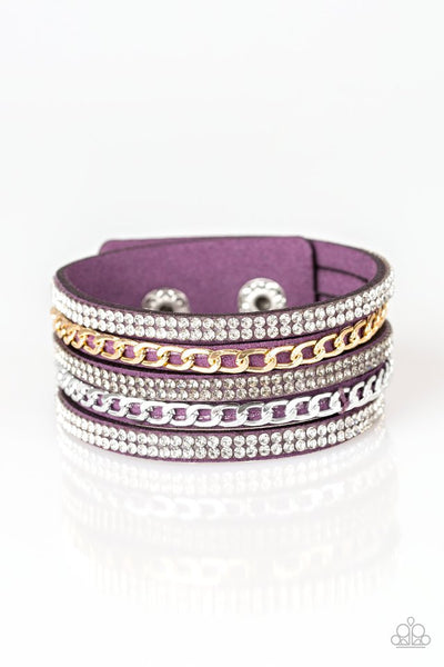 Paparazzi Fashion Fiend Purple Bracelet