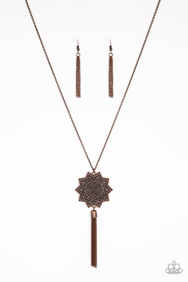 Paparazzi From Sunup To Sundown Copper Necklace
