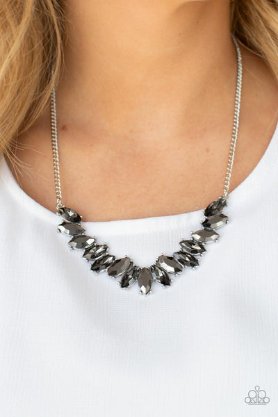 Paparazzi Silver $10 Set - Galaxy Game-Changer Necklace and Bring on the Bling Bracelet