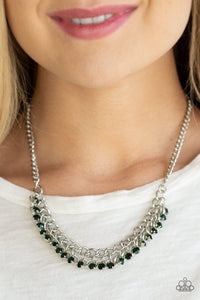 Paparazzi Glow and Grind Green Necklace