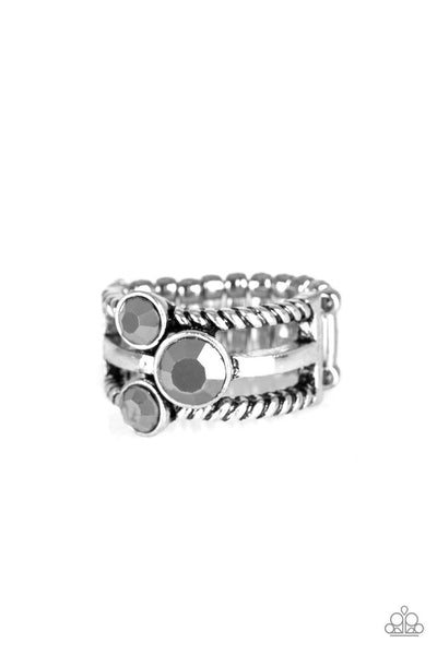 Paparazzi Head in the Stars Silver Ring
