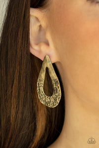 Paparazzi Industrial Antiquity Brass Earrings