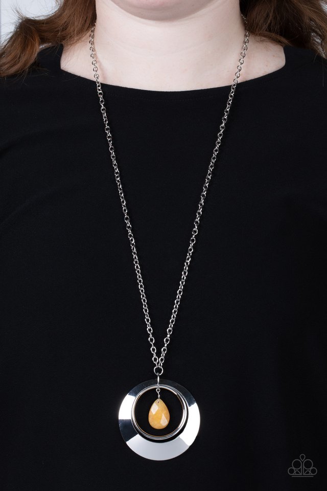 Paparazzi Inner Tranquility Yellow Necklace