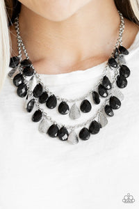 Paparazzi Life of the Fiesta Black Necklace