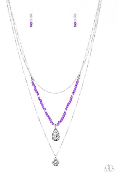 Paparazzi Mild Wild Purple Necklace