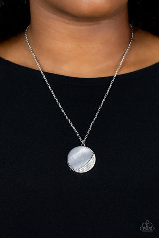 Paparazzi Oceanic Eclipse Silver Necklace