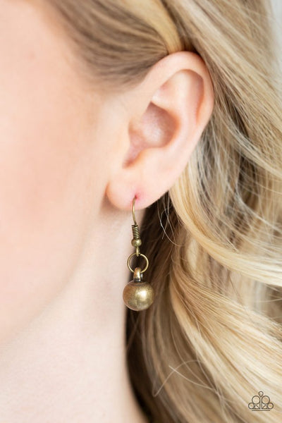 Paparazzi Powerhouse Prowl Brass Necklace