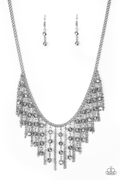 Paparazzi Rebel Remix Silver Necklace