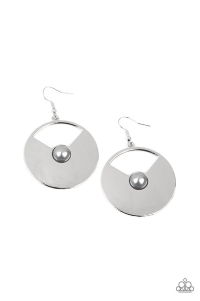Paparazzi Record-Breaking Brilliance Silver Earrings