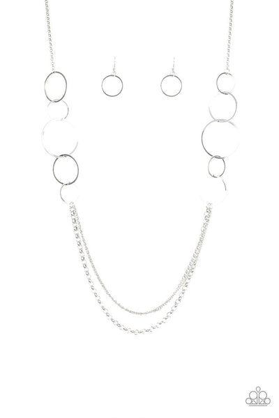 Paparazzi Ring in the Radiance Silver Necklace