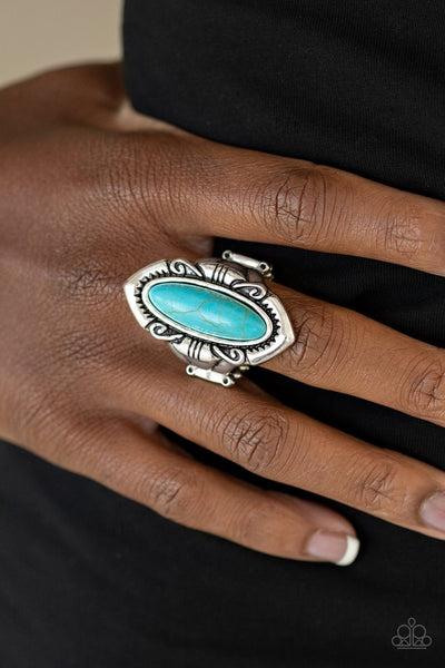Paparazzi Santa Fe Serenity Turquoise Ring