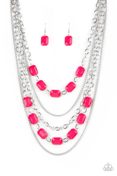 Paparazzi Standout Strands Pink Necklace
