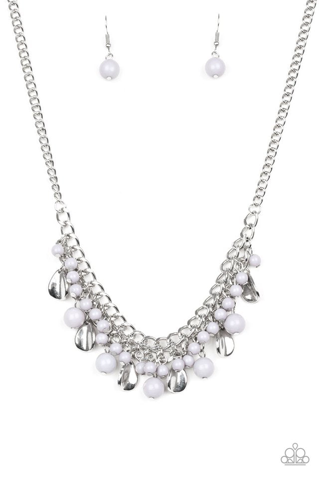 Paparazzi Summer Showdown Silver Necklace