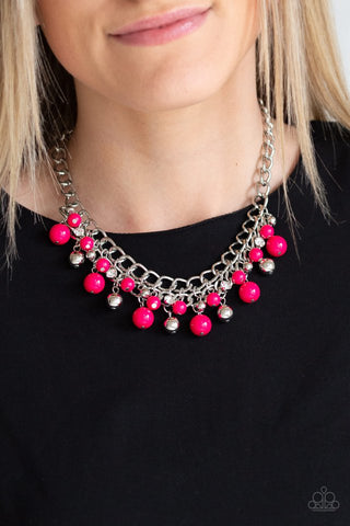 Paparazzi The Bridge To BEAD Pink Necklace