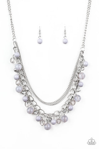 Paparazzi Wait and SEA Silver Necklace