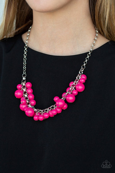 Paparazzi Walk This BROADWAY Pink Necklace