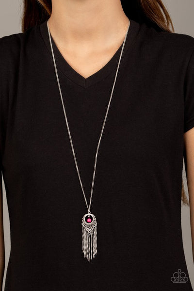 Paparazzi Western Weather Pink Necklace